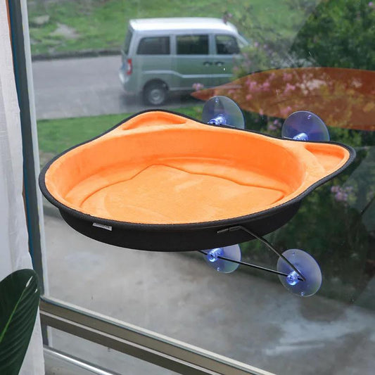 جلسة نافذة للقطط برتقالي صغيرة 37x37cm