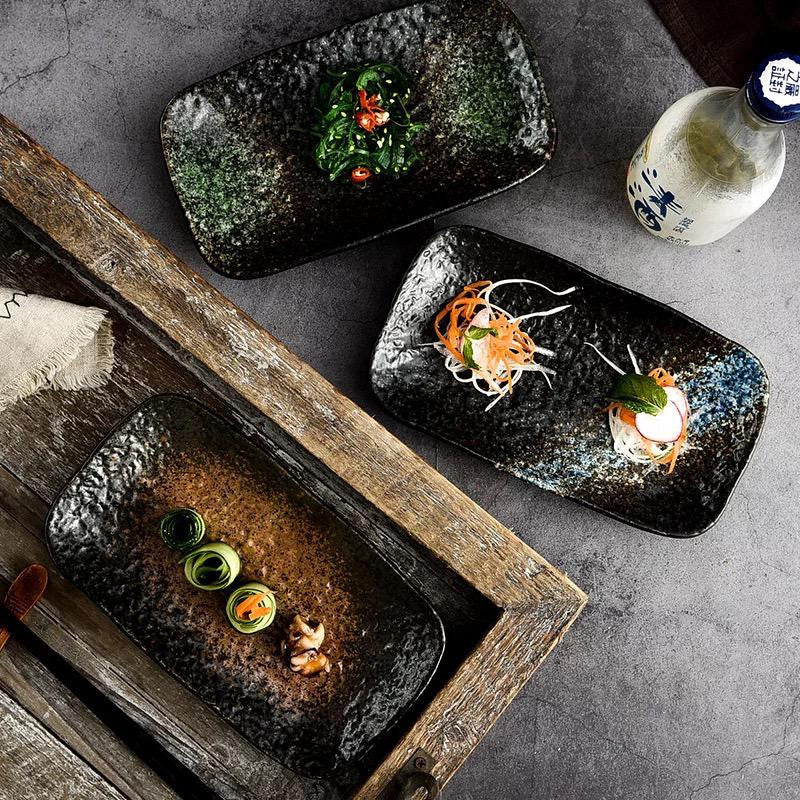 مجموعة أدوات المائدة اليابانية مصنوعة من السيراميك 8 بوصة