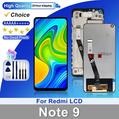 6.53 "ل شاومي Redmi نوت 9 LCD عرض تعمل باللمس محول الأرقام ل Redmi نوت 9 عرض M2003J15SC شاشة استبدال أجزاء