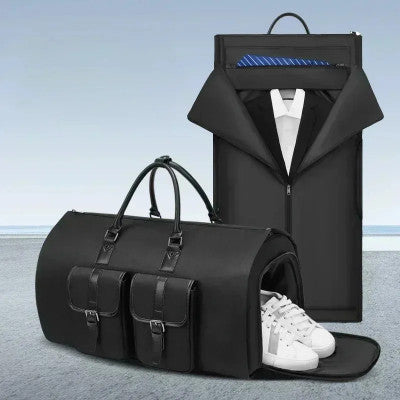 واحد الكتف حقائب كروسبودي للرجال ، متعددة الوظائف حقيبة التخزين ، للطي دعوى على ظهره ، سعة كبيرة حمل على حقيبة ، 36-55L