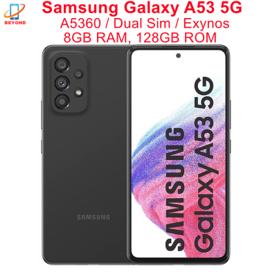 G ، A5360 ، ثنائي الشريحة ، 6.5 "، 8 GB RAM ، 128 GB ، 256GB ، ثماني النواة ، Exynos 1280 ، NFC ، سوبر AMOLED A53 هاتف سامسونج-جلاكسي أندرويد أصلي ، 5