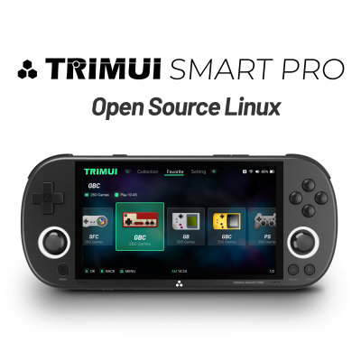 Trimui-وحدة التحكم الذكية المحمولة باليد للألعاب ، شاشة IPS ، عصا تحكم Linux ، إضاءة RGB ، مشغل ألعاب فيديو عتيق ، هدية