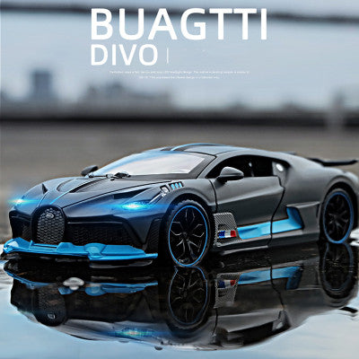 نموذج سيارة من سبيكة معدنية من Bugatti Divo ، سيارات لعبة ، موديل سيارة ، ألعاب مصغرة للأطفال ، هدية عيد الميلاد ،
