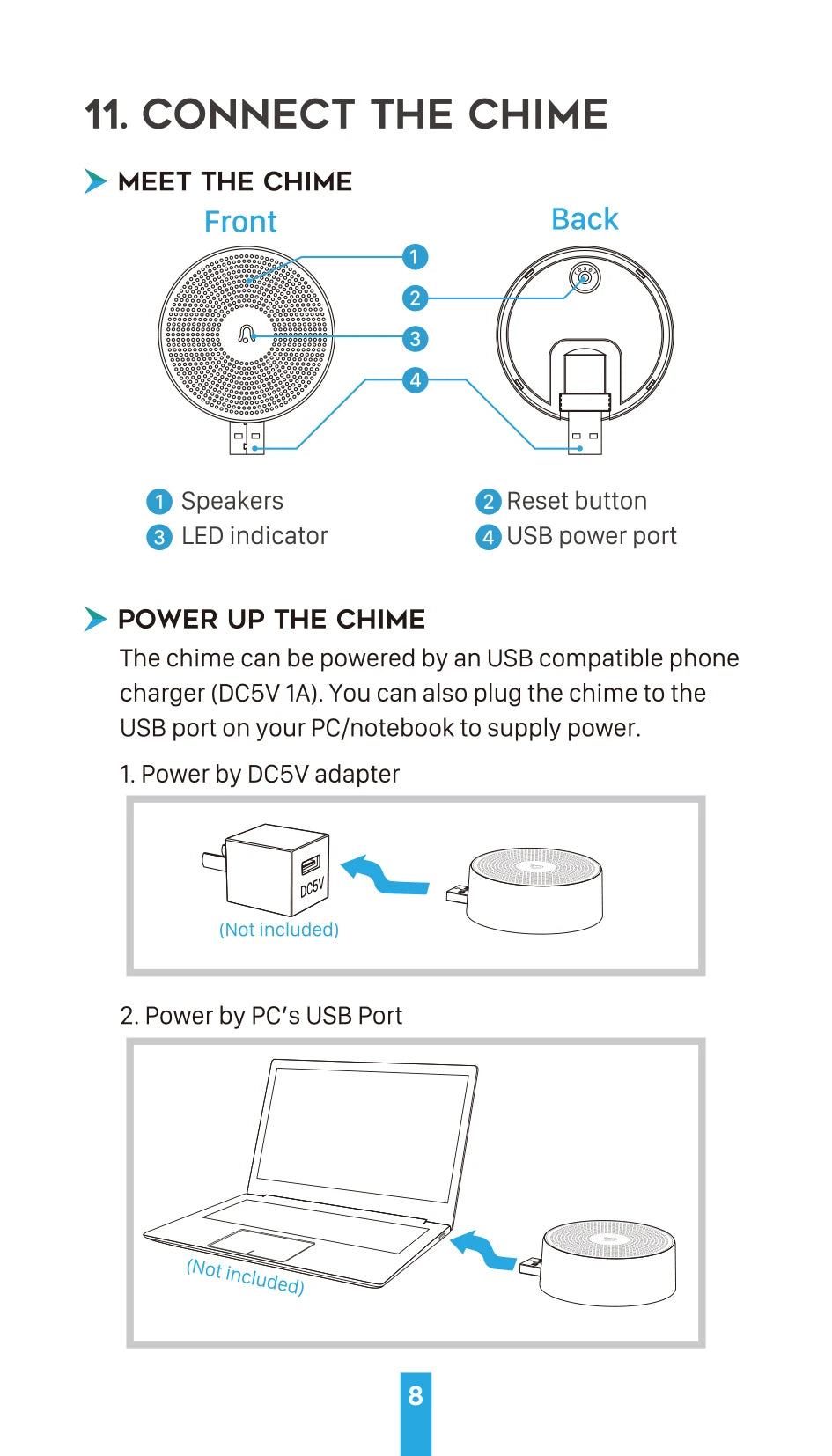 جهاز جرس باب ذكي واي فاي 1080P مع بطارية وصوت USB متوافق مع جوجل وألكسا، جرس باب مقاوم للماء