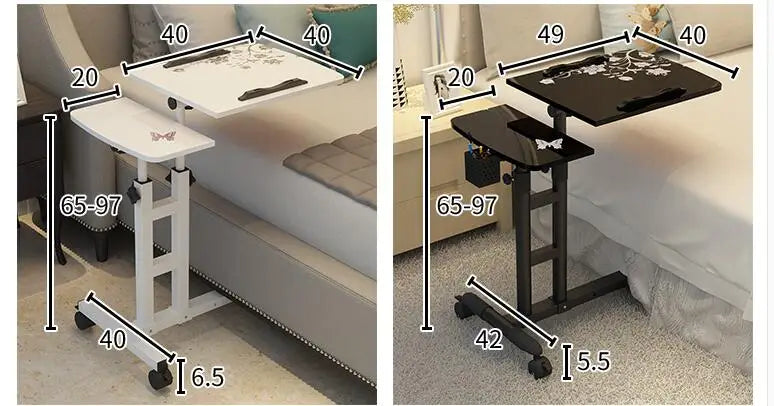طاولة سرير قابلة للإزالة للكمبيوتر المحمول مع تصميم حديث - طاولة قابلة للطي للمبيت