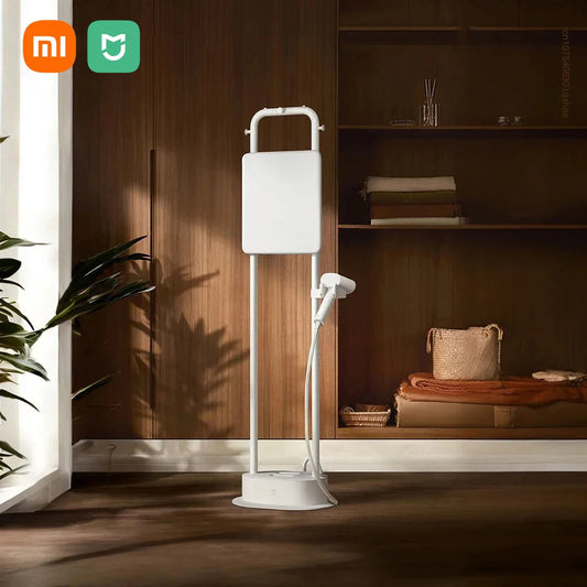 مكواة بخارية عمودية من XIAOMI MJIA بسعة 2.3 لتر - جهاز بخار محمول منزلي مع خاصية القضاء على البكتيريا وعث الملابس