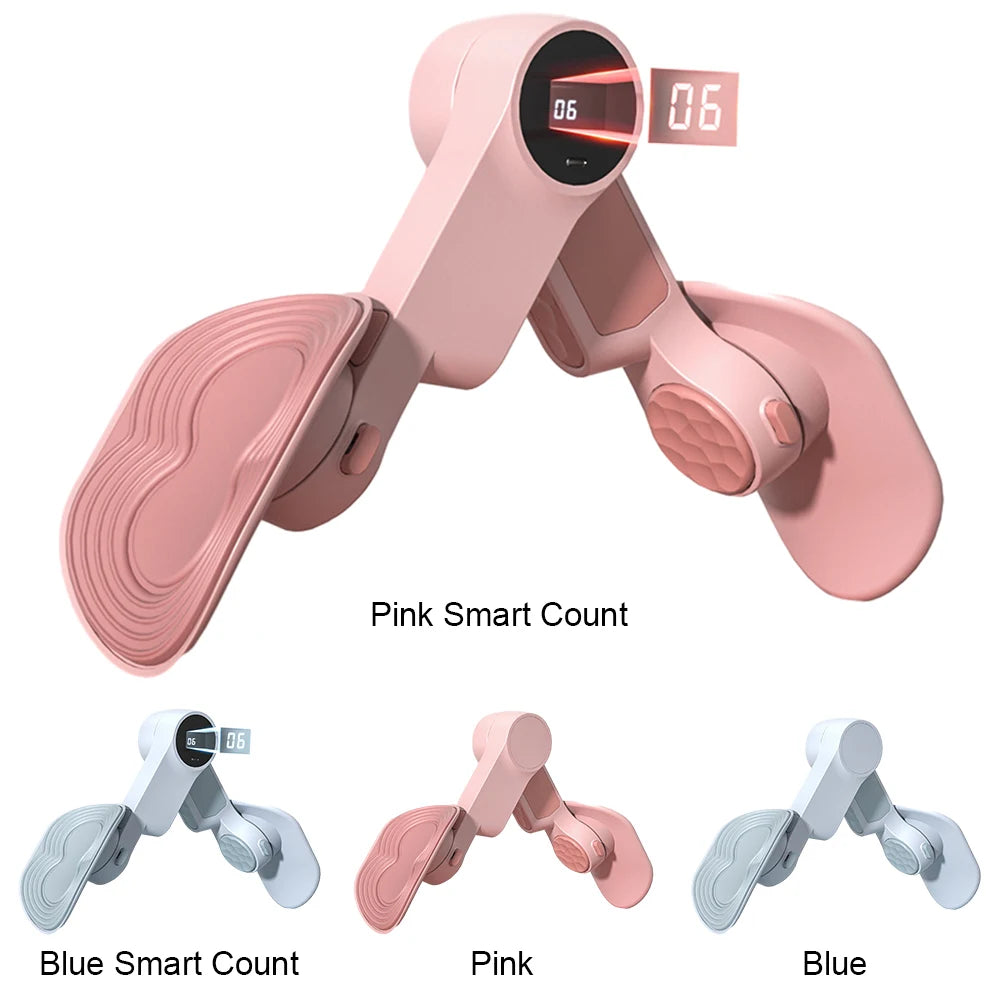 مدرب كيجل غير قابل للانزلاق لتمارين الفخذ الداخلية مع عداد قابل للتعديل بزاوية 360° للنساء في المنزل