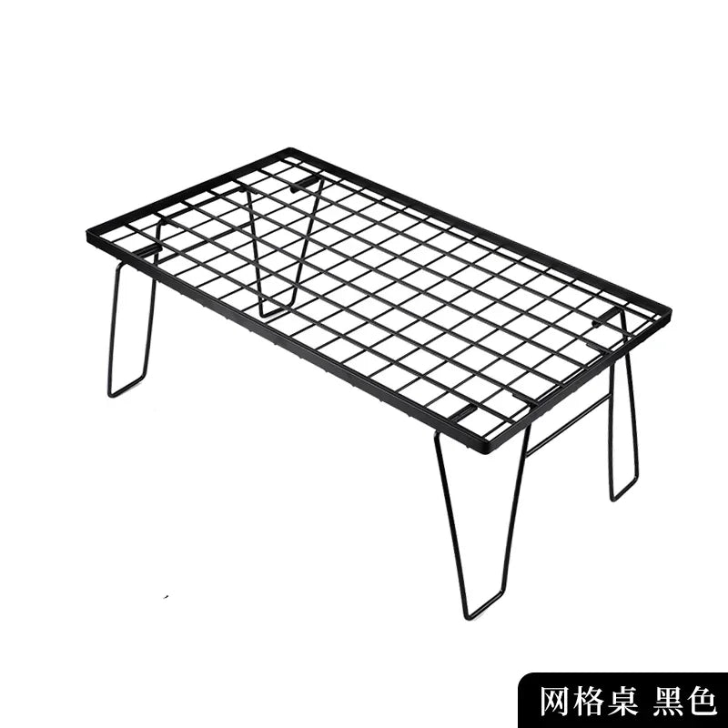 طاولة تخييم قابلة للطي للرحلات الخارجية - طاولة نزهة محمولة - مثالية للشواء والمغامرات الطبيعية
