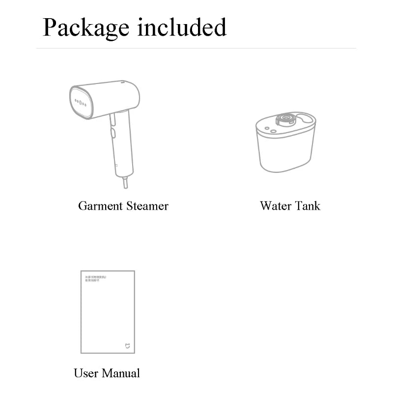 بخار الملابس القابل للطي من شاومي ميجيا - مكواة بخارية محمولة لإزالة العث، جهاز منزلي مناسب للسفر