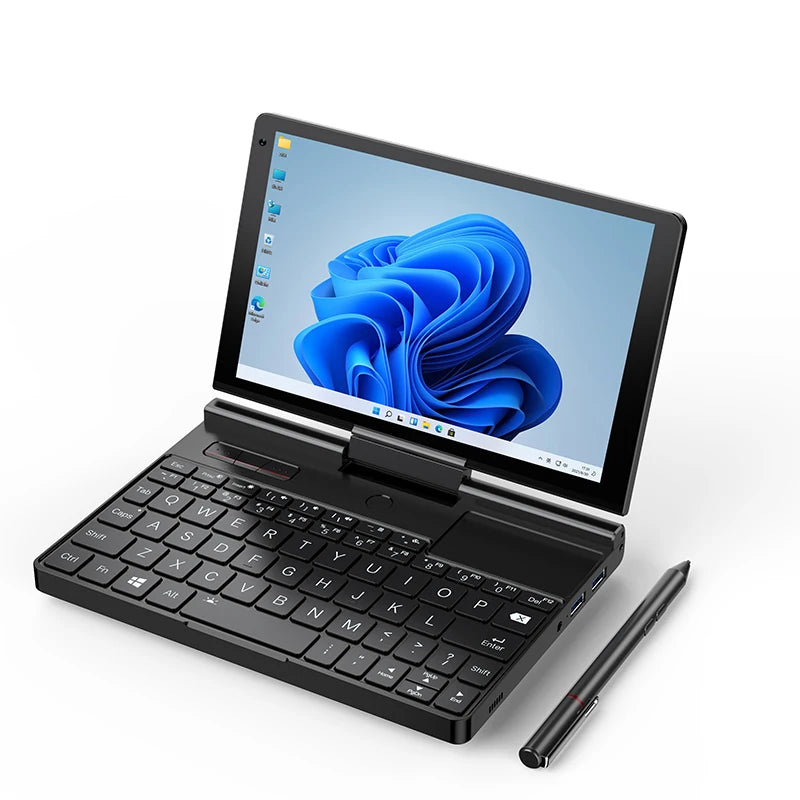 جهاز كمبيوتر محمول ميني GPD Pocket 3 بحجم 8 إنش بمعالج Intel Core i7 1195G7 وذاكرة 16GB/1TB وPentium 7505 وذاكرة 16GB/512GB مع إمكانيات كاملة ووصلات WIFI