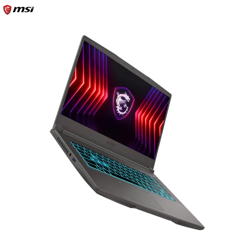 لابتوب ألعاب MSI Thin 15 2024 بشاشة 15.6 بوصة 2.5K QHD 165Hz مع معالج i5-13420H وذاكرة 16GB وقرص SSD بسعة 512GB وبطاقة RTX4050