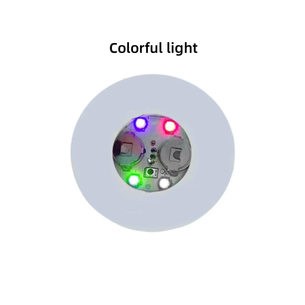 مصابيح LED للمشروبات مع ملصقات لامعة - 10-100 قطعة لتزيين الكؤوس في الحفلات والمناسبات المختلفة