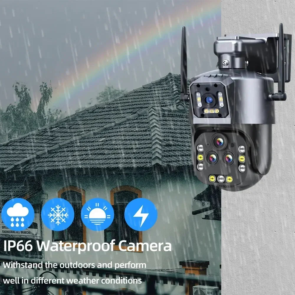 كاميرا مراقبة 8K واي فاي PTZ IP بدقة 16MP مع 20X Zoom تتبع ذكي للفيديو - كاميرا CCTV IPC360 منزلية