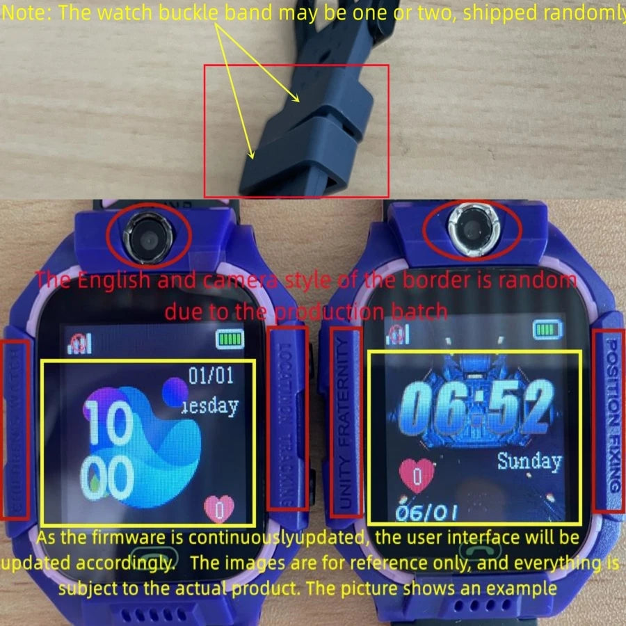 ساعة ذكية للأطفال مع ميزات رياضية ودعم بطاقة SIM 2G للمكالمات وتحديد المواقع واللعب والتصوير