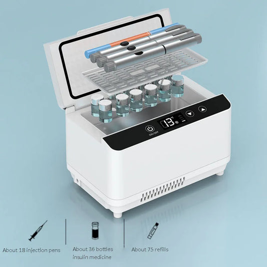 صندوق تبريد الأنسولين المحمول الصغير لحفظ الأدوية والهرمونات ونقل اللقاحات