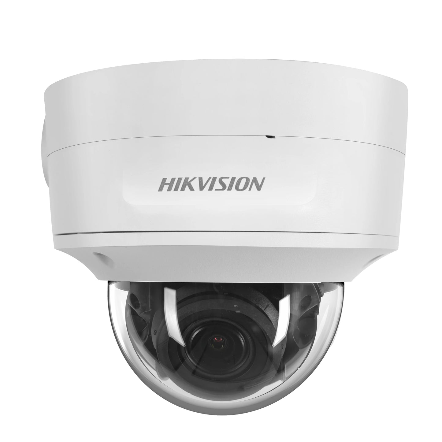 كاميرا IP قبة HIKVISION بدقة 4 ميجابكسل وميزة الزوم 4X مع عدسة متغيرة 2.8 إلى 12 مم وتقنية AcuSense DarkFighter