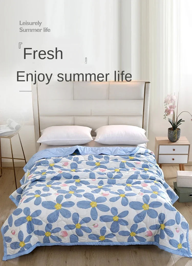 تكييف هواء لحاف الصيف غسيل لحاف قطن متجر شركة Summer Cool Quilt هدية لحاف رقيق