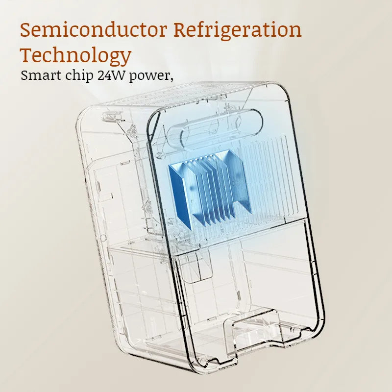 مجفف الهواء المحمول الصغير للمنزل - جهاز إزالة الرطوبة لغرفة النوم ومنازل رطبة