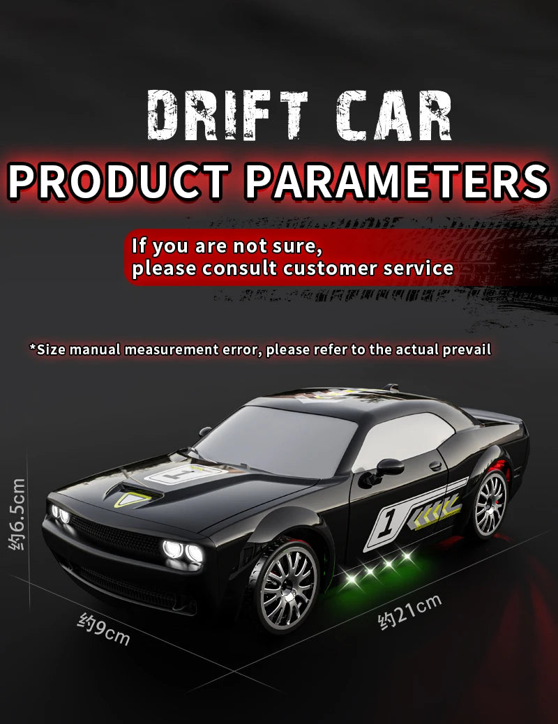 سيارة سباق عن بعد KF27 للأطفال 1:20 4WD 2.4G بسرعة عالية سيارات كهربائية لل drift هدية مميزة للأطفال