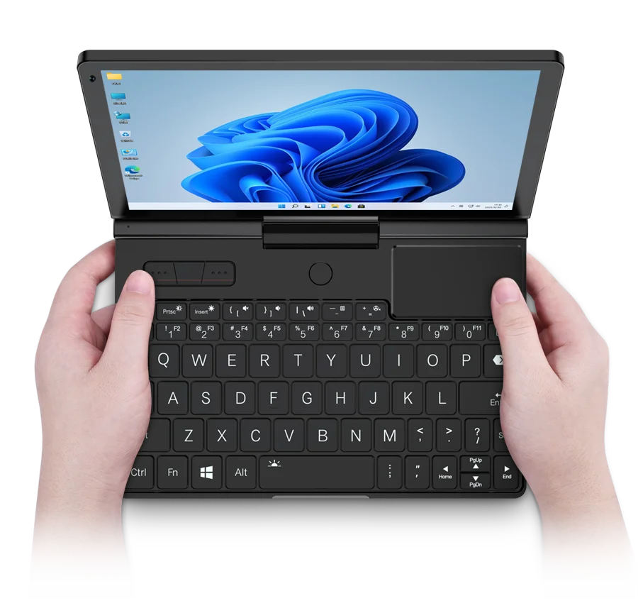 جهاز كمبيوتر محمول ميني GPD Pocket 3 بحجم 8 إنش بمعالج Intel Core i7 1195G7 وذاكرة 16GB/1TB وPentium 7505 وذاكرة 16GB/512GB مع إمكانيات كاملة ووصلات WIFI