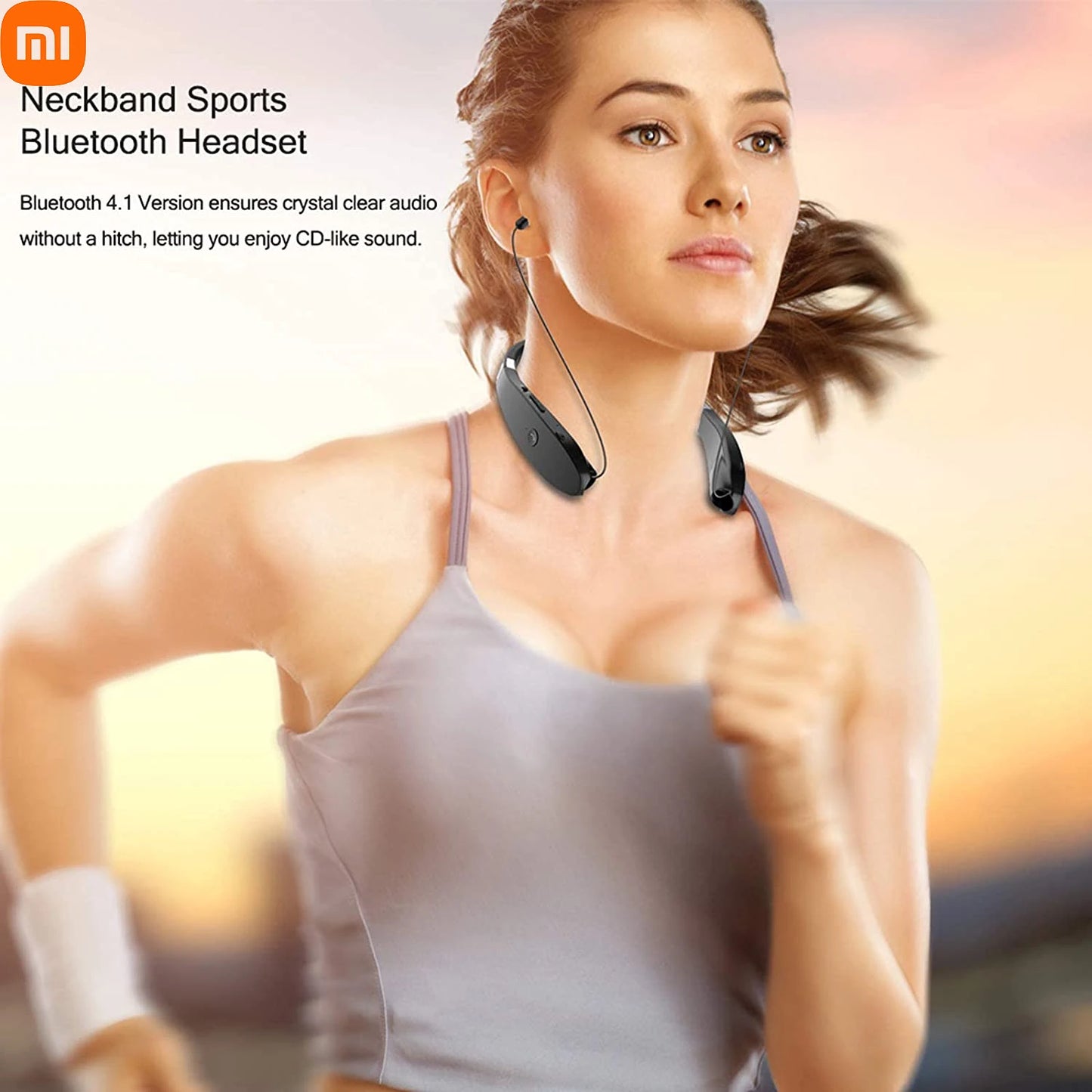 سماعة Xiaomi Neckband SX-991 اللاسلكية بتقنية بلوتوث قابلة للطي مع خاصية إلغاء الضوضاء وصوت ستيريو عالي الجودة