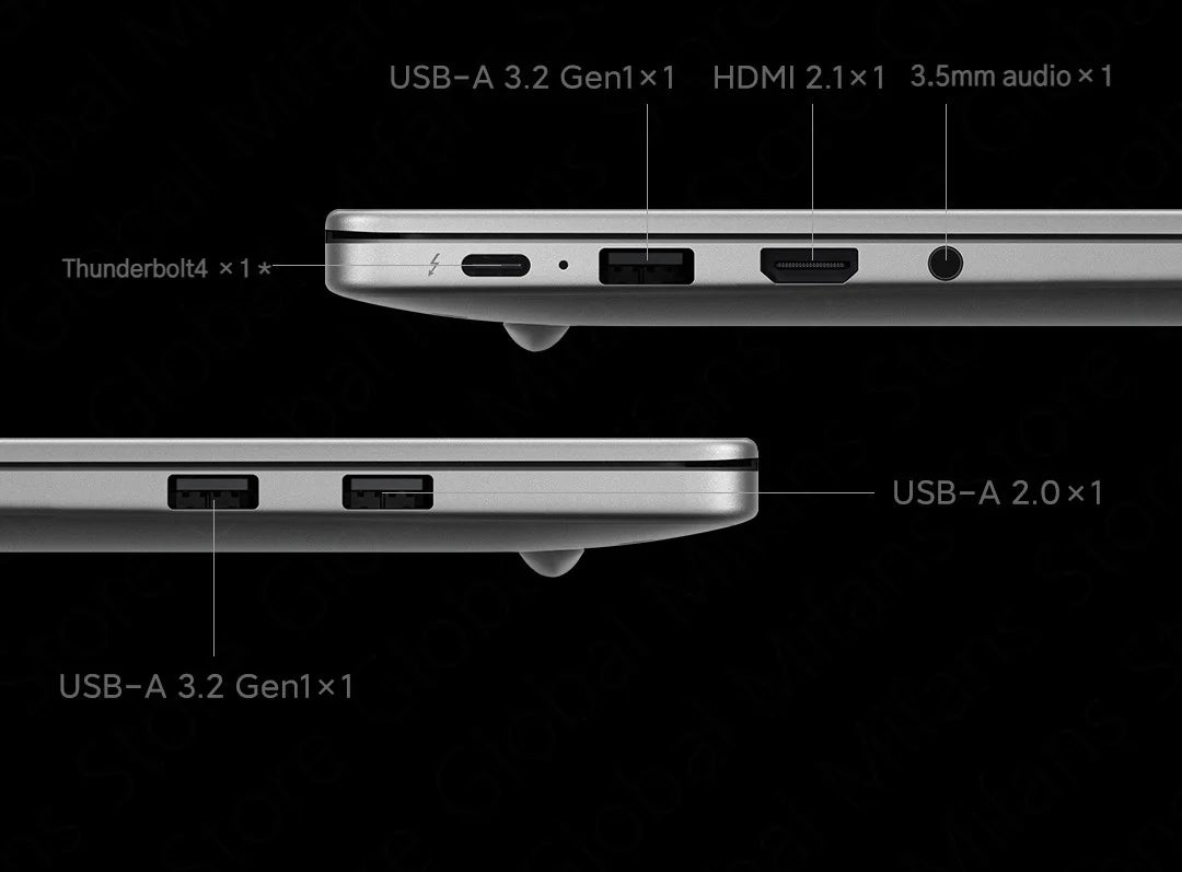 لابتوب شاومي ريدمي بوك 14 2024 بمعالج إنتل كور i5 و i7 وذاكرة 16 جيجابايت SSD سعة 512 جيجابايت/1 تيرابايت مع خاصية بصمة الإصبع