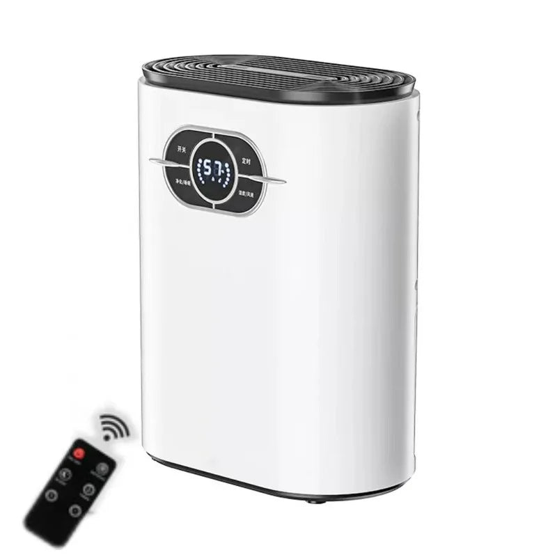 مجفف هواء كهربائي سعة 1.2 لتر مع إزالة الرطوبة وتنقية الهواء Quiet Home Air Dryer