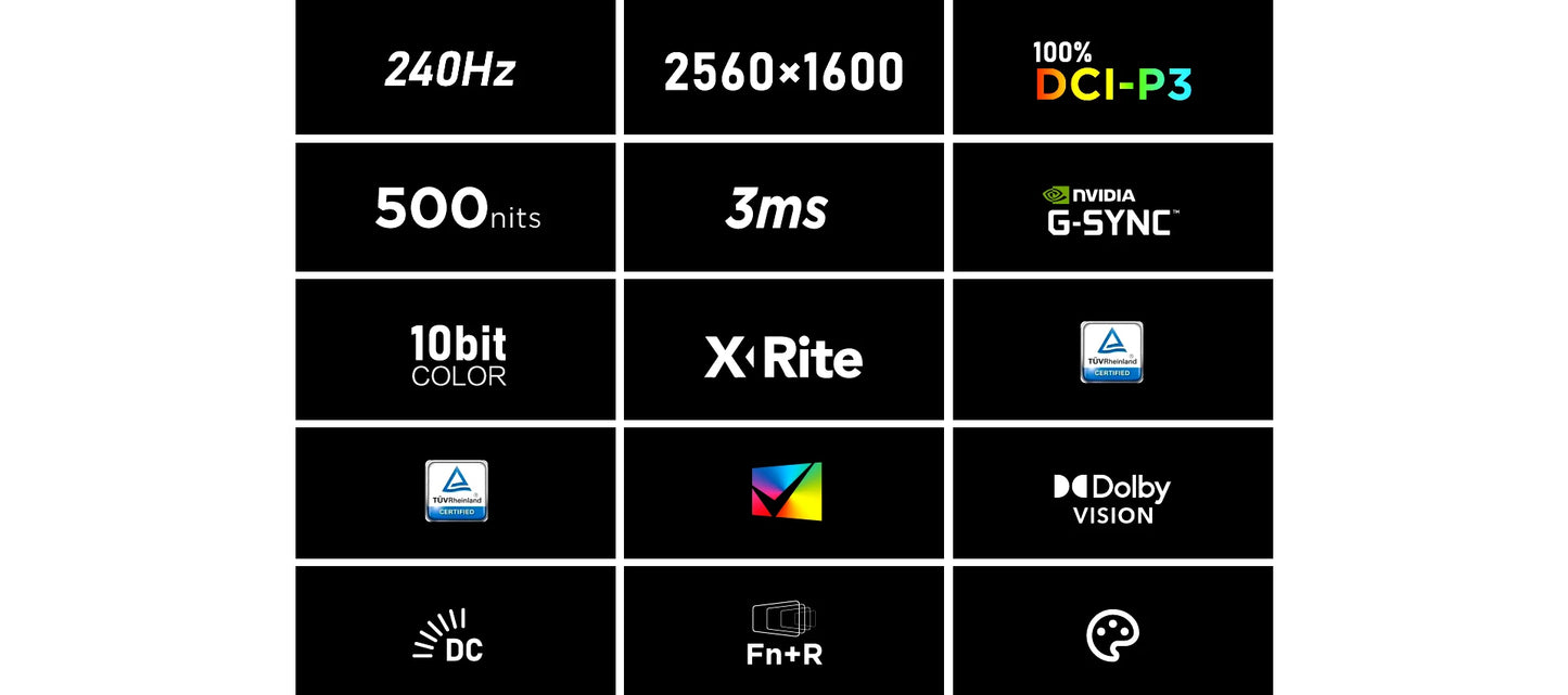 لابتوب ألعاب لينوفو ليجيون Y9000P 2024 بمعالج إنتل i9-14900HX وكرت شاشة NVIDIA RTX 4060/4070 بسعة 8 جيجابايت، 16 بوصة، دقة 2.5K، معدل تحديث 240Hz، نوتبوك للألعاب