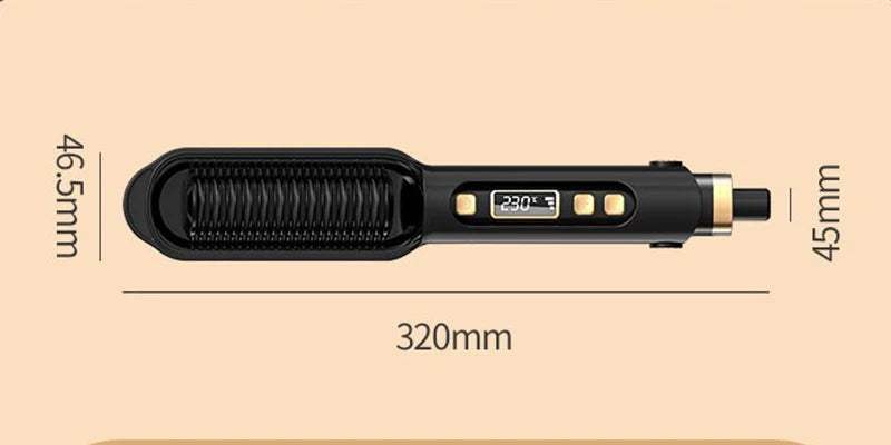 فرشاة مستقيم الشعر متعددة الوظائف مع تحكم ذكي في درجة الحرارة ومجموعة من السرعات